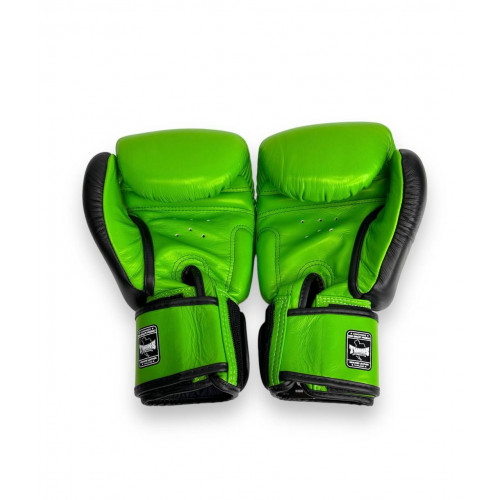 Боксерские перчатки TWINS Special BGVL3-2TA green black 16 oz