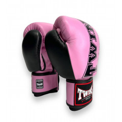 Боксерские перчатки TWINS Special BGVL3-2TA pink black 10 oz