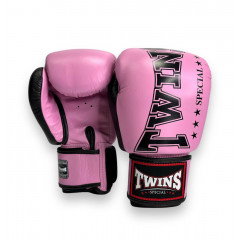 Боксерские перчатки TWINS Special BGVL3-2TA pink black 12 oz