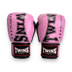 Боксерские перчатки TWINS Special BGVL3-2TA pink black 12 oz