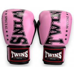 Боксерские перчатки TWINS Special BGVL3-2TA pink black 16 oz