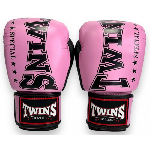 Боксерские перчатки TWINS Special BGVL3-2TA pink black 16 oz