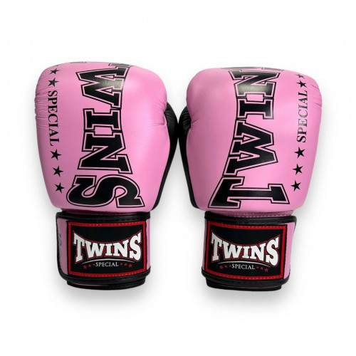 Боксерские перчатки TWINS Special BGVL3-2TA pink black 16 oz