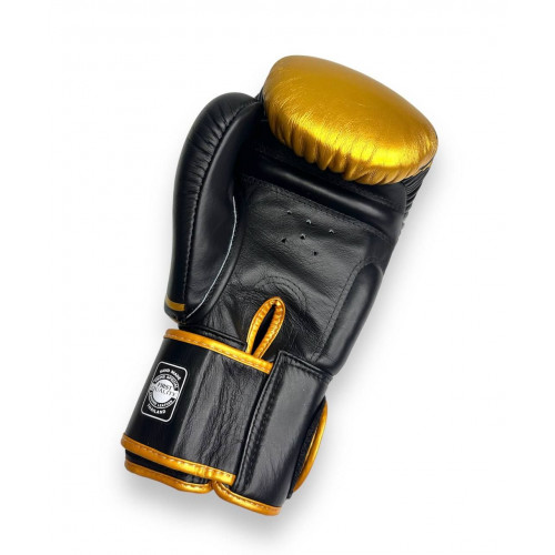 Боксерские перчатки Twins Special FBGV-TW4 Gold Black 12 oz