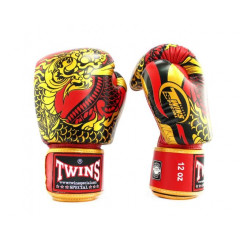 Боксерские перчатки Twins Special FBGVL3-52 Dragon red 12 oz
