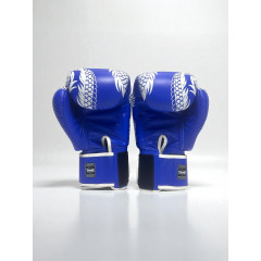 Боксерские перчатки TWINS Special FBGVL3-49 blue-white 12 oz