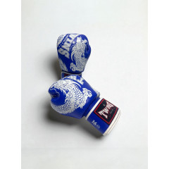 Боксерские перчатки TWINS Special FBGVL3-49 blue-white 12 oz