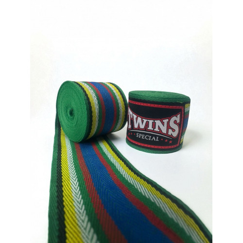 Бинты боксерские Twins CH2 green