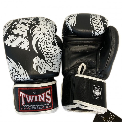 Боксерские перчатки TWINS Special FBGVL3-49 black white 10 oz