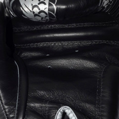 Боксерские перчатки TWINS Special FBGVL3-49 black-silver 12 oz