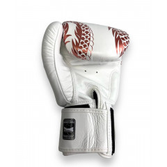 Боксерские перчатки TWINS Special FBGVL3-49 white brown 12 oz