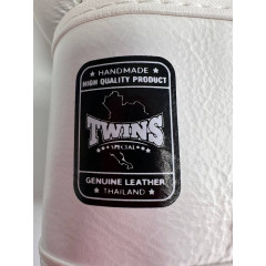 Боксерские перчатки TWINS Special FBGVL3-49 white brown 12 oz