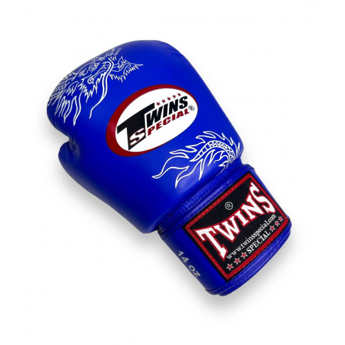 Боксерские перчатки Twins Special FBGVL3-6 blue white 12 oz