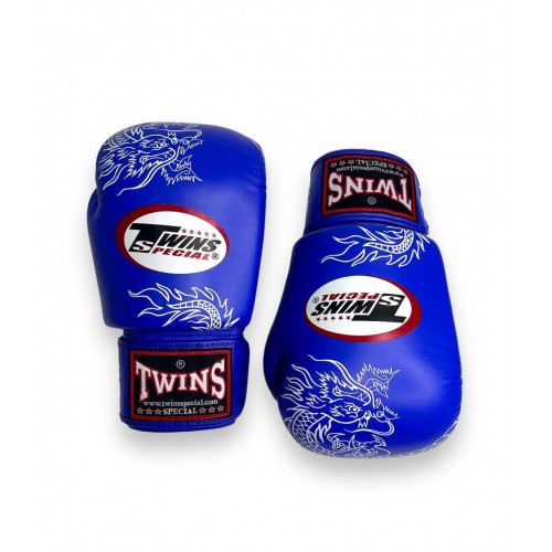 Боксерские перчатки Twins Special FBGVL3-6 blue white 12 oz