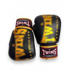 Боксерские перчатки TWINS Special FBGVL3A black 12 oz