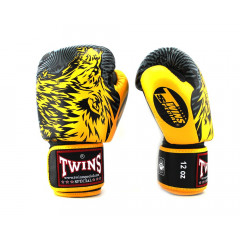 Боксерские перчатки Twins Special FBGVL50 yellow 14 oz