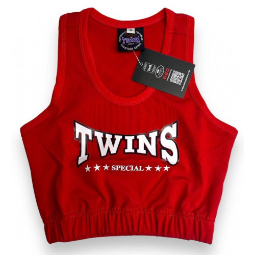Женский Топ для тайского бокса Twins Special TSB-3 red XL