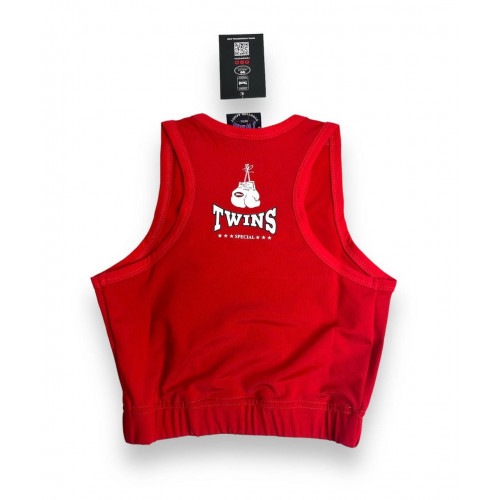 Женский Топ для тайского бокса Twins Special TSB-3 red XL