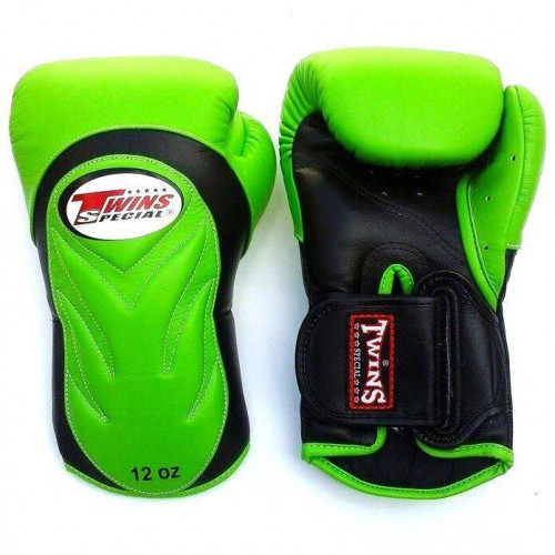 Боксерские перчатки BGVL6 black-green 12 oz