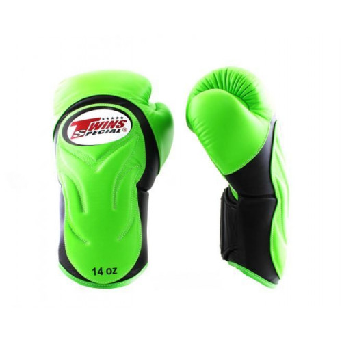 Боксерские перчатки BGVL6 black-green 14 oz