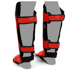 Защита голени Twins SGL10 red L