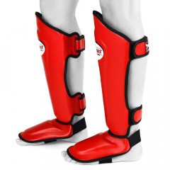 Защита голени Twins SGL10 red M