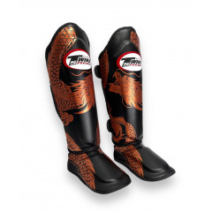 Защита голени Twins Special FSGL10-49 black brown - M