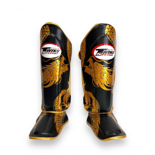 Защита голени Twins Special FSGL10-49 black gold - S