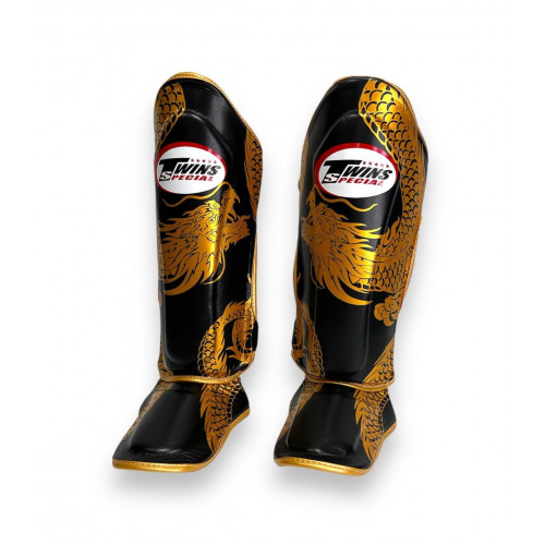 Защита голени Twins Special FSGL10-49 black gold - S