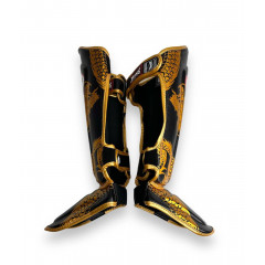 Защита голени Twins Special FSGL10-49 black gold - S