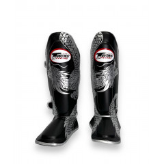 Защита голени Twins Special FSGL10-49 black silver - L