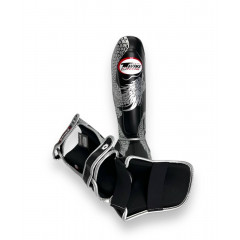 Защита голени Twins Special FSGL10-49 black silver - L