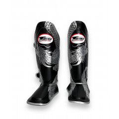 Защита голени Twins Special FSGL10-49 black silver - S