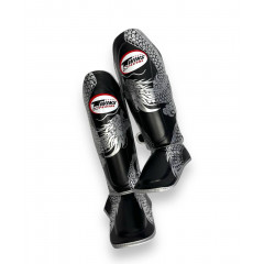 Защита голени Twins Special FSGL10-49 black silver - S