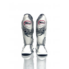 Защита голени Twins Special FSGL10-49 white black - L