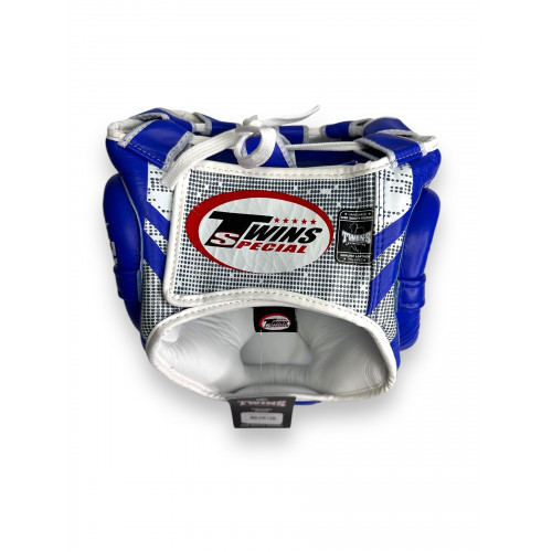 Шлем боксерский Twins Special FHGL3-TW5 white blue L