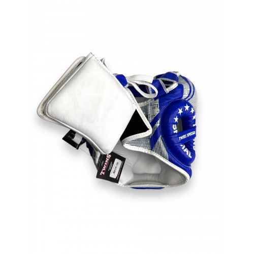 Шлем боксерский Twins Special FHGL3-TW5 white blue L