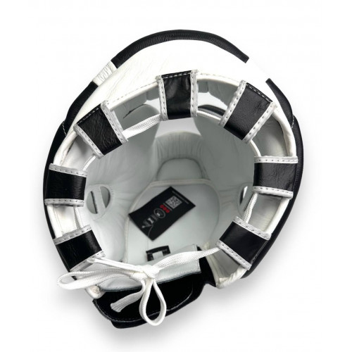 Шлем боксерский Twins Special FHGL3-TW5 white black XL