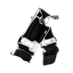 Защита голени Twins Special FSGL10-49 white silver - L