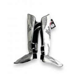 Защита голени Twins Special FSGL10-49 white silver - M