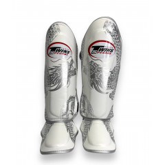 Защита голени Twins Special FSGL10-49 white silver - M