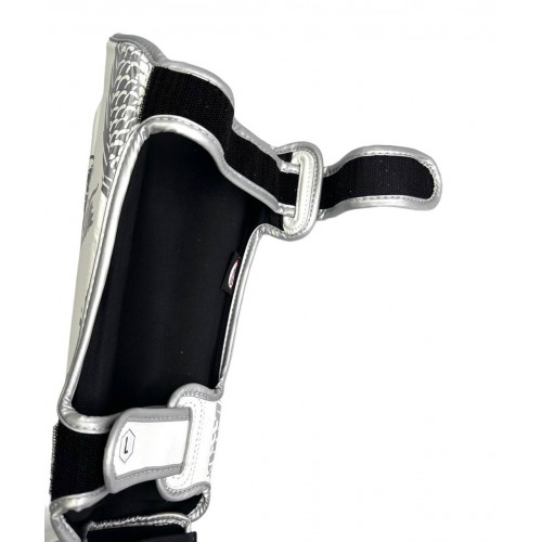 Защита голени Twins Special FSGL10-49 white silver - S