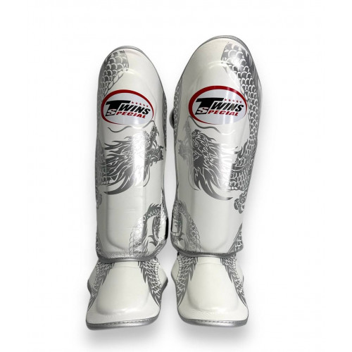 Защита голени Twins Special FSGL10-49 white silver - S