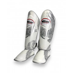 Защита голени Twins Special FSGL10-49 white silver - XL