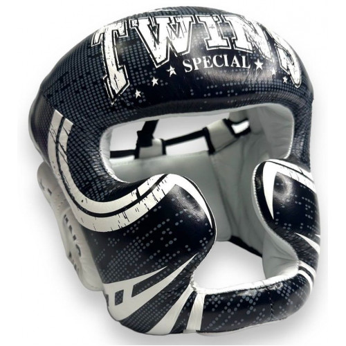 Шлем боксерский Twins Special FHGL3-TW5 black white M