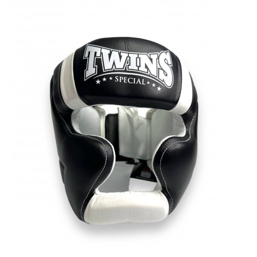 Шлем боксерский Twins Special HGL11 black white L