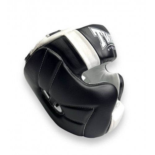 Шлем боксерский Twins Special HGL11 black white XL