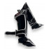 Защита голени Twins Special FSGL10-TW4 black silver M