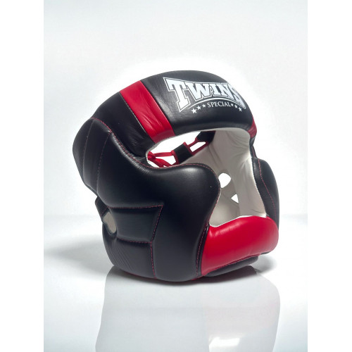 Шлем боксерский Twins Special HGL11 black red L