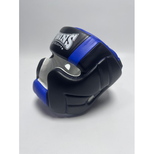 Шлем боксерский Twins Special HGL11 black blue XL
